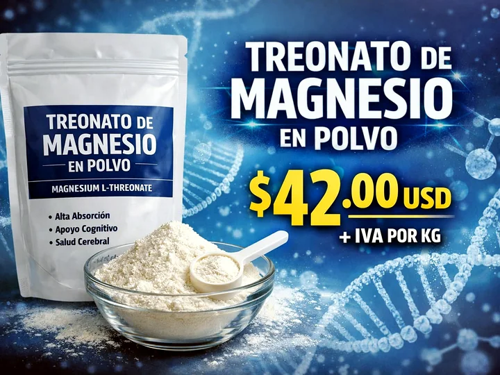 Treonato de magnesio en polvo