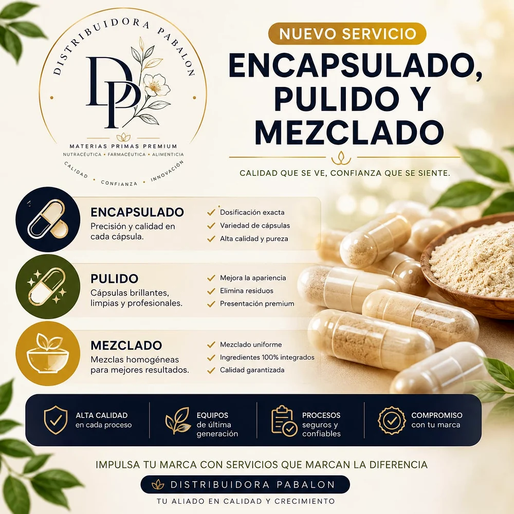 Mezcla de ingredientes naturales